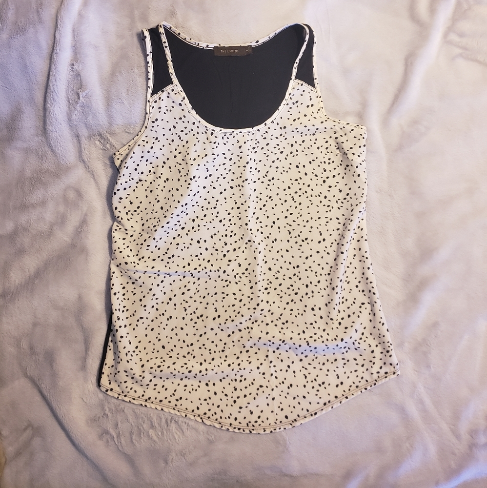 The Limited spotted tank top